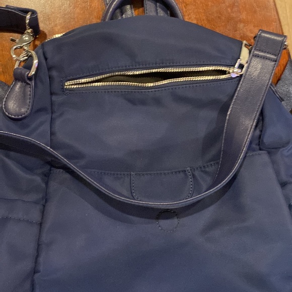 Purse Book Bag Blue Great Condition lots of secret compartments. Crossbody Bag - Picture 2 of 6